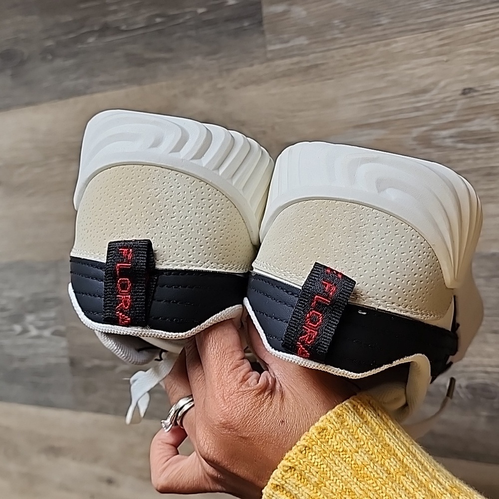 Cream and Black Sneakers - Picture 8 of 13